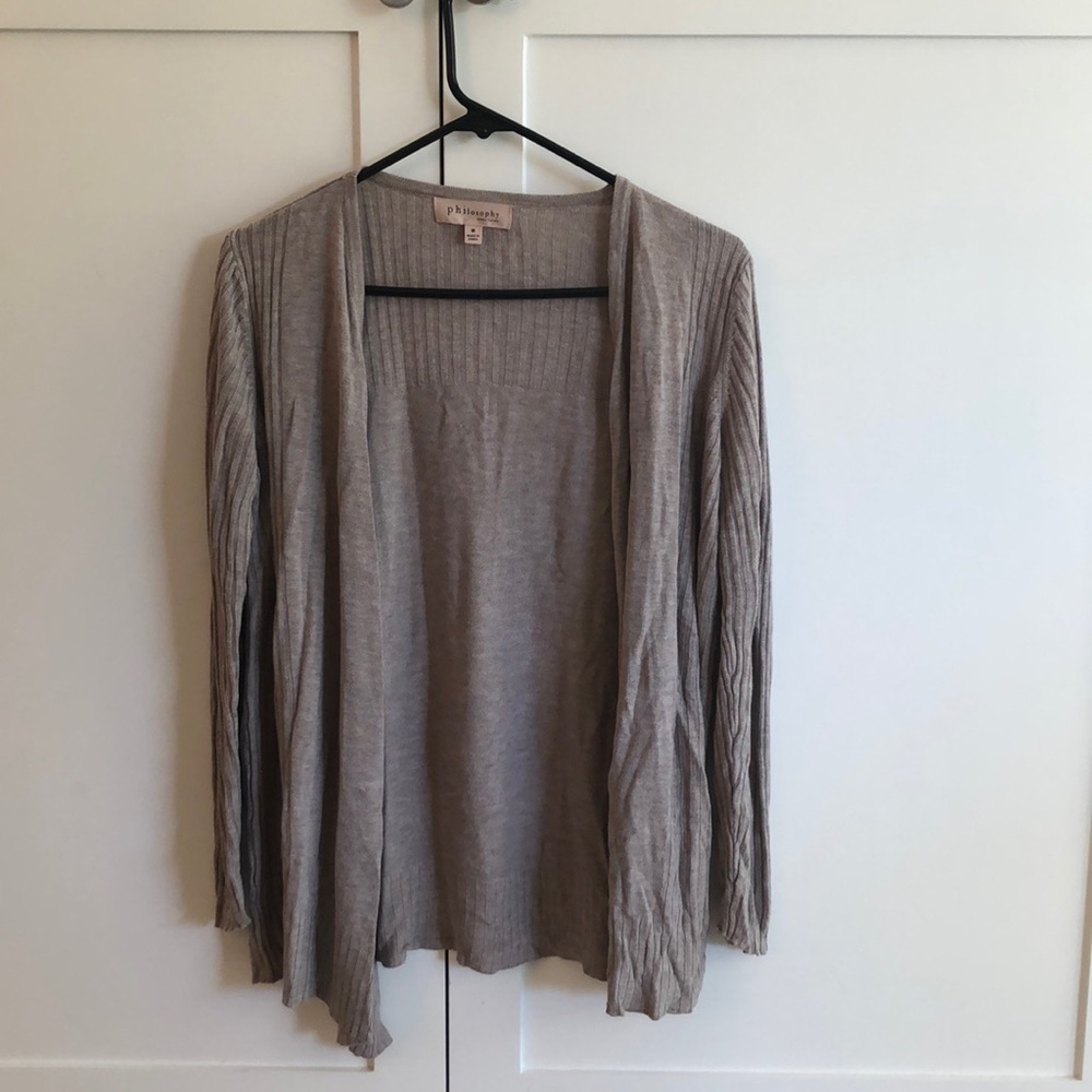Philosophy cardigan